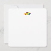 Carte Noël gay minimaliste (Dos)