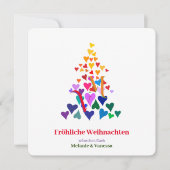 Carte Noël gay minimaliste (Devant)