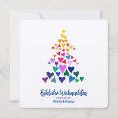 Carte Noël gay minimaliste (Devant)