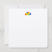 Carte Noël gay minimaliste (Dos)