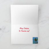 Carte Noël géant dormant (Intérieur)