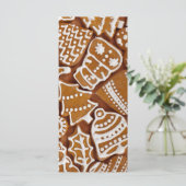 Carte Noël Gingerbread Cookies de vacances (Debout devant)