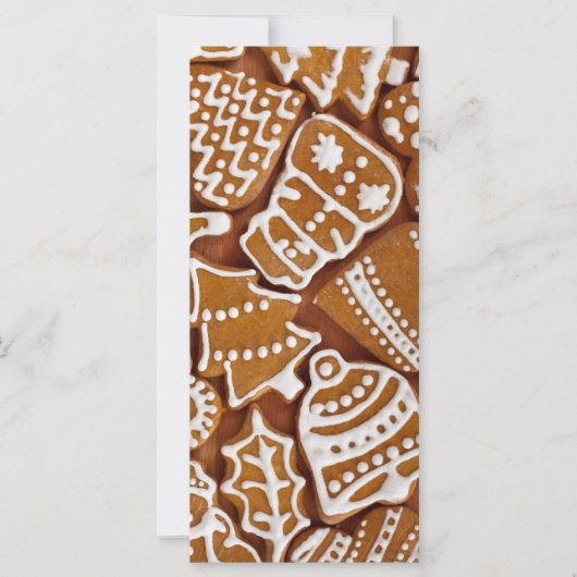 Carte Noël Gingerbread Cookies de vacances (Devant)
