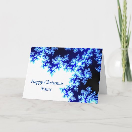 Carte Noël glacé (Devant)