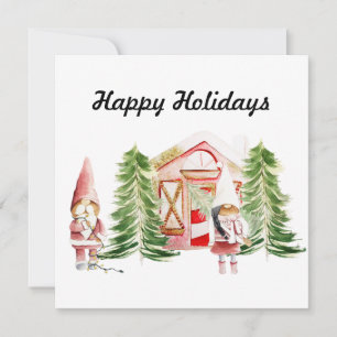 Carte Noël Gnome Design 1