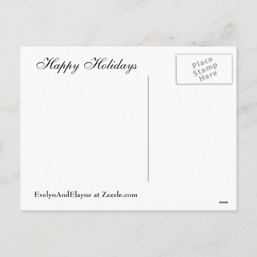 Carte Noël Hanoukka Chrismukkah (Dos)