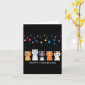 Carte Noël Hanoukka Menorah Store Ugly Hanoukka Swe (Fleur jaune)