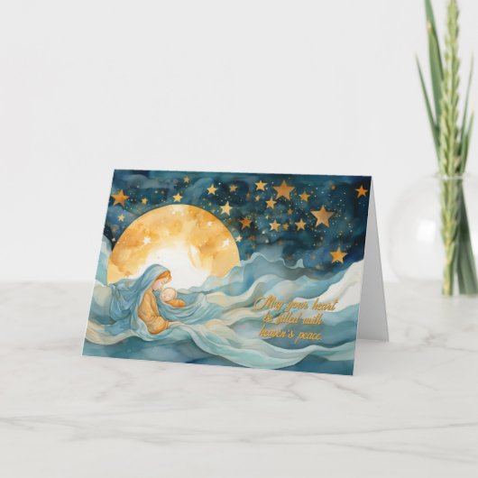 Carte Noël Heavenly Sleep (Devant)