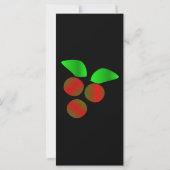 Carte Noël Holly III (Dos)