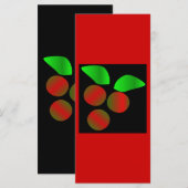 Carte Noël Holly III (Devant / Derrière)