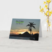 Carte Noël, Îles Vierges britanniques, (Fleur jaune)