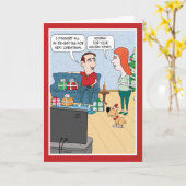 Carte Noël joli et amusant (Fleur jaune)