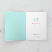 Carte Noël Joy Ski Enfant Photo Français (Intérieur)