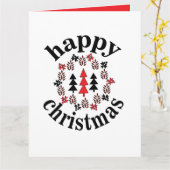 Carte Noël Joyeux Noël (Fleur jaune)