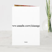 Carte Noël Joyeux Noël Rouge Or Vert (Dos)