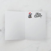 Carte Noël kangourou (Intérieur)