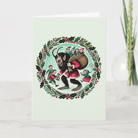 Carte Noël Krampus (Devant)