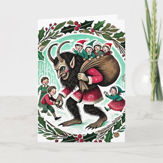 Carte Noël Krampus (Devant)