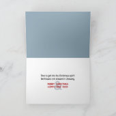 Carte Noël Melting Snowman Humour (Intérieur)