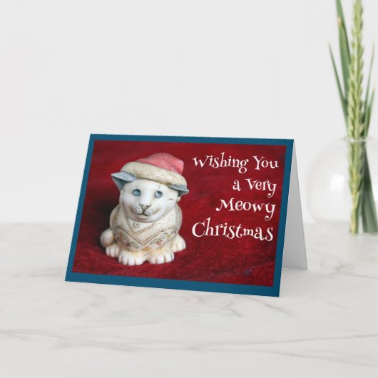 Carte Noël Meowy (Devant)