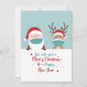 Carte Noël minimaliste moderne (Devant)