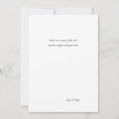 Carte Noël minimaliste moderne (Dos)