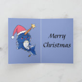 Carte Noël Narwhale (Intérieur)
