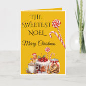 Carte Noël Noel la plus douce | Carte pour les fêt (Devant)