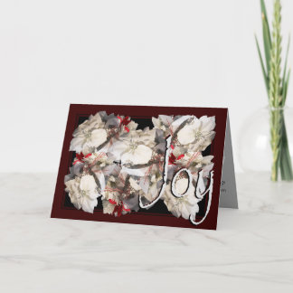 Carte, Noël, Nouvel An - Carte Poinsettia