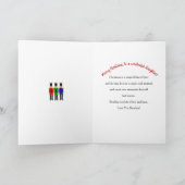 Carte Noël, Nutcrackers sur scène, fille (Intérieur)