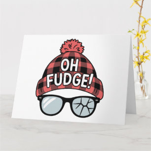 Carte Noël Oh Fudge Vacances De Noël Drôle De Fête