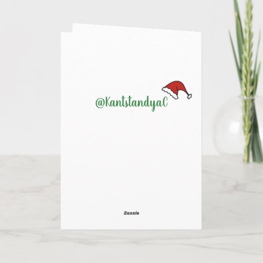 Carte Noël Orca (Dos)