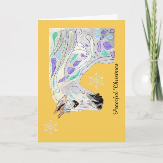 Carte Noël paisible (Devant)