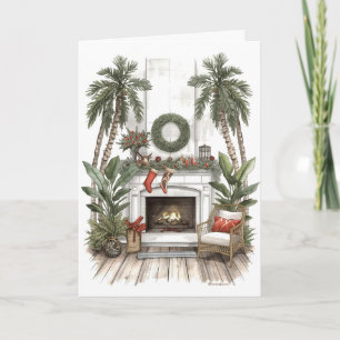 Carte Noël par les Palmiers