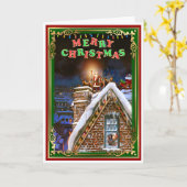 Carte Noël Père Noël (Fleur jaune)