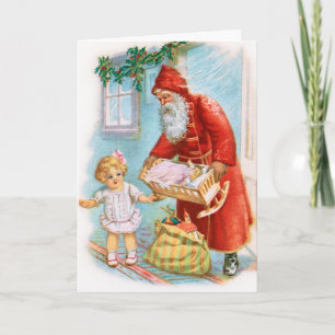 Carte Noël Père Noël allemande