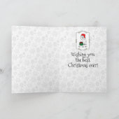 Carte Noël Père Noël West Highland White Terrier Westie (Intérieur)