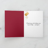 Carte Noël Pixie Fairy Jouer un violon (Intérieur)