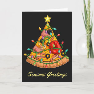 Carte Noël Pizza