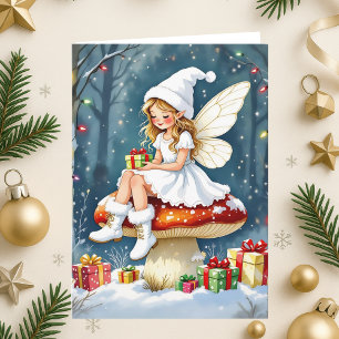 Carte Noël plein de Fantaisie et de Merveille   Poème de