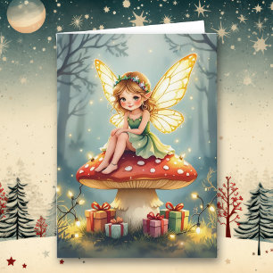 Carte Noël plein de Fantaisie et de Merveille   Poème de