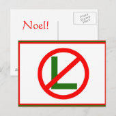 Carte Noel Post (Devant / Derrière)
