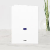 Carte Noël pour fille dame élégante (Dos)