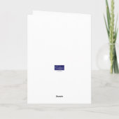 Carte Noël pour une patronne élégante (Dos)