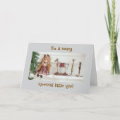 CARTE NOËL POUR UNE "PETITE FILLE SPÉCIALE" (Devant)