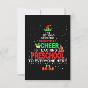 Carte Noël Professeur Maternelle