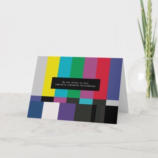 Carte Noël programmé régulièrement drôle vacances 2021 (Devant)