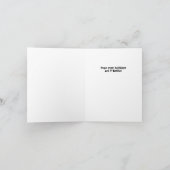 Carte Noël Rawry Dinosaure Idiot de Fêtes (Intérieur)