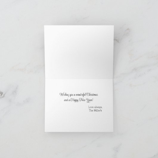 Carte Noël Red Fox (Intérieur)