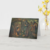 Carte Noël religieux (Fleur jaune)